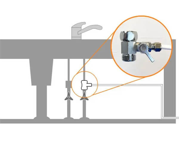 水道直結型ウォーターサーバーの給水システム
